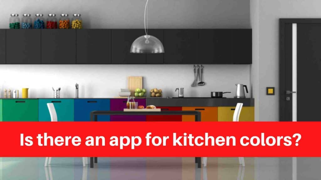 Is there an app for kitchen colors
